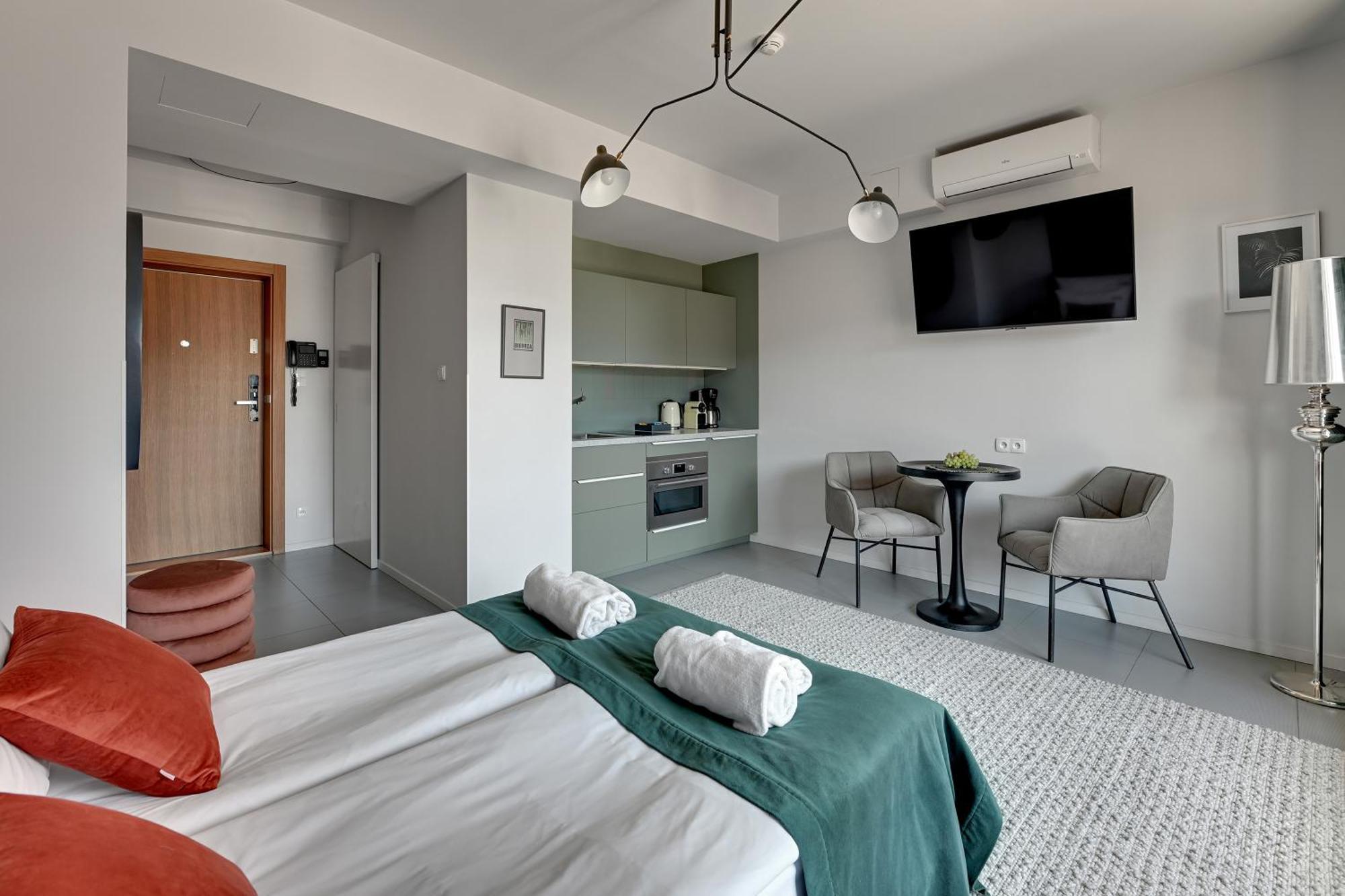 Deo Plaza Riverside & Radisson Spa By Downtown Apartments Гданьск Номер фото